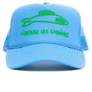 Clare V Liberez Les Sardines trucker hat